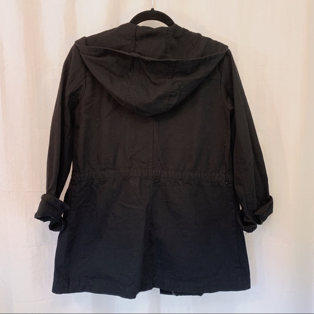 BP Black Hooded Utility Jacket - Picture 2 of 3